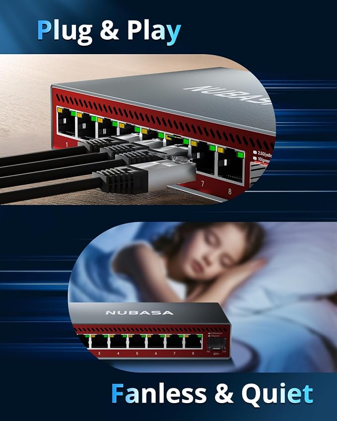 8 Port 2.5Gb Switch Unmanaged - Image 4