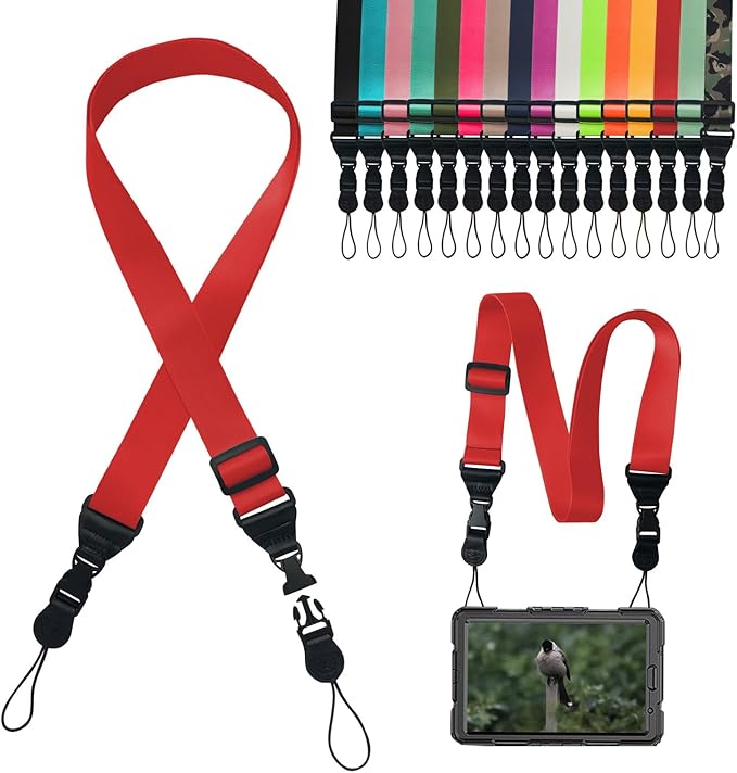 Adjustable Shoulder Strap:Comfortable iPad Strap Nylon Neck Lanyard by Gowjaw