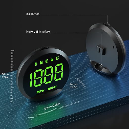 wiiyii GPS Speedometer G13, Heads up Display - Image 7