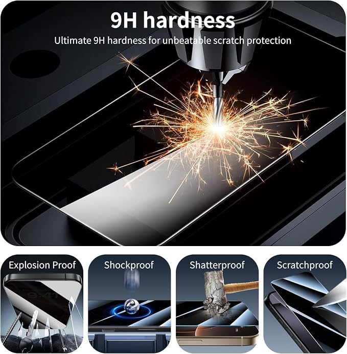 3*Privacy Screen Protector for Google Pixel 9 Pro XL/10 Pro XL - Image 5
