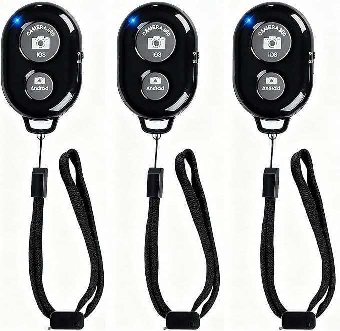 Wireless Remote Shutter for Cellphones and Tablets, AOQIYUE Bluetooth Remote by EszkozTA