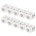 Cable Matters 10-Pack 10Gbps Cat6 Keystone Jacks, RJ45 Keystone Jack, Ethernet by CableMatters