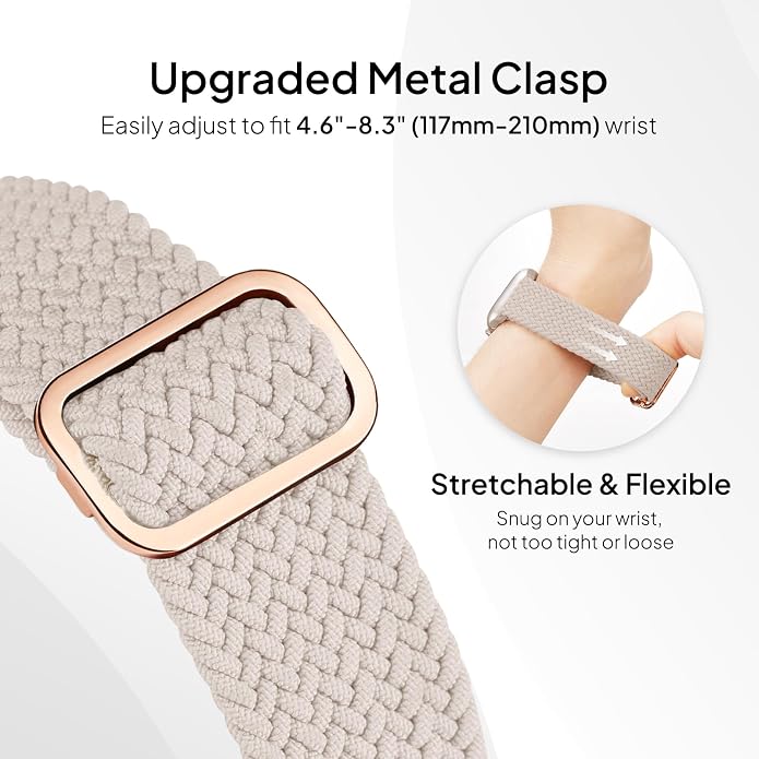 4 Pack Braided Stretchy Bands Compatible - Image 2
