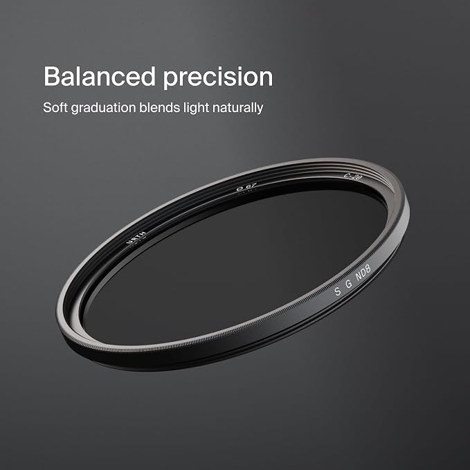 Urth 55mm Soft Graduated ND8 Lens Filter — 3-Stop, HD Optical Glass 20-Layer - Image 2