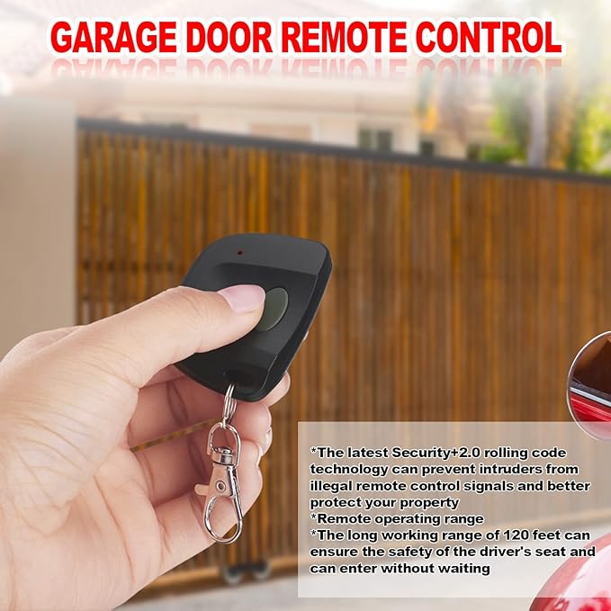 Kingdder 3 Pieces Gate Opener Remote Compatible - Image 6