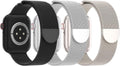 3 Pack Mesh Metal Band Compatible by Steezrd