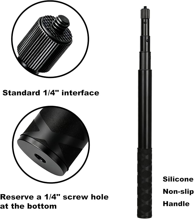 Golf Monopod Phone Stand with Ground Spike, Magnetic Phone Holder - Image 6