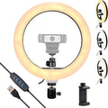 Webcam Light, Ring Light for Logitech Webcam C920, Brio 4K, MX Brio 4K by AcetakenMount