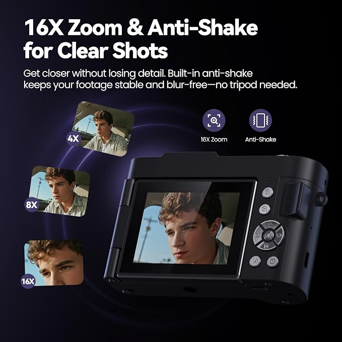 Digital Camera 4K for Photography Vlogging: 50MP Cameras for Video - Image 4