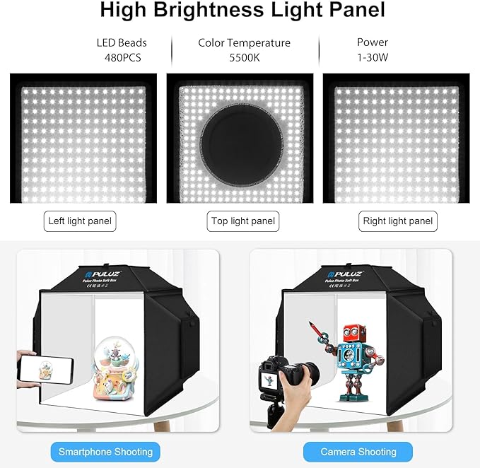 Light Box, PULUZ 16"x16" Studio Light Box - Image 4