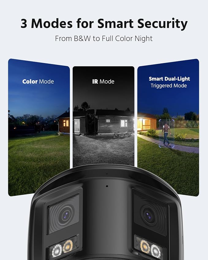 ANNKE FCD800 4K 8MP Dual Lens PoE Security Camera, 2mm 180°Wide Angle, Smart - Image 4