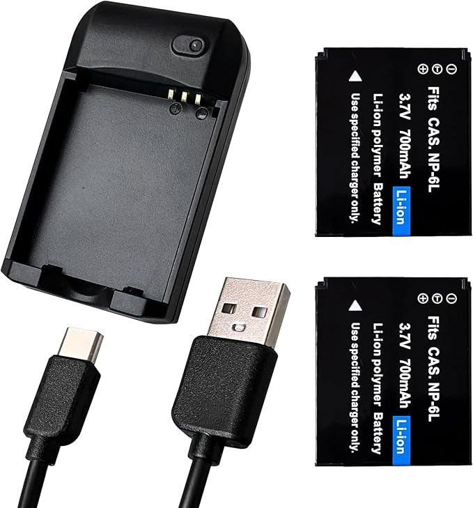NP-6L Battery Charger, Digital Camera Battery Charger by CofunKool