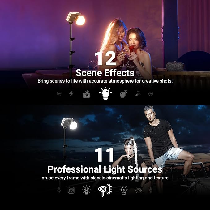 NEEWER 100W Ultra Compact LED Video Light APP/Panel Control, Pocket Size Bi - Image 5