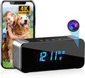 Hidden Camera with Alarm Clock & Bluetooth, Ultra 4K HD Wireless Indoor Camera by Unknown