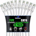 Maximm Cat 6 Ethernet Cable 7 ft by MaximmCable