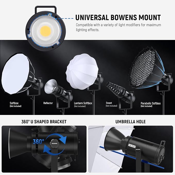 NEEWER CB300B 320W LED Video Light - Image 8