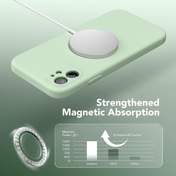 Magnetic for iPhone 11 Phone Case Silicone, Compatible - Image 2