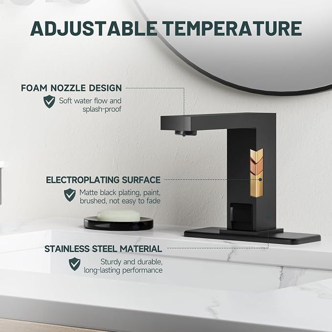Touchless Bathroom Sink Faucet - Image 4