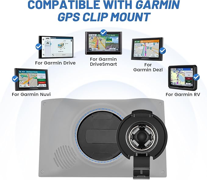 EWAY for Garmin Nuvi Drive Drivesmart Windscreen Windshield Suction Cup Mount - Image 6