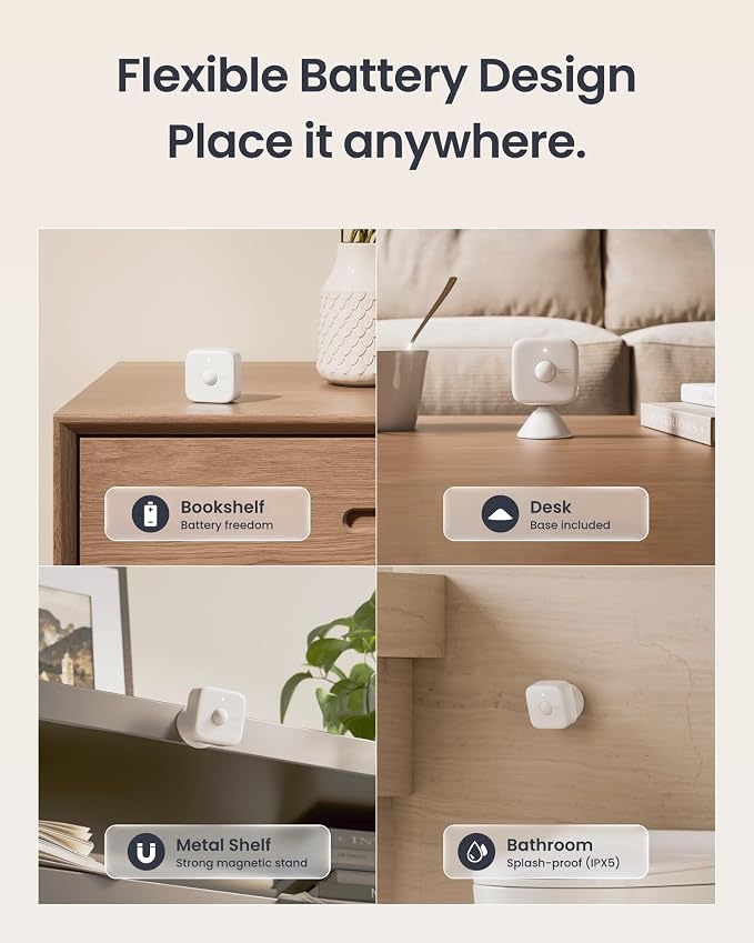 SwitchBot Smart mmWave Radar Motion Sensor, Compatible - Image 4