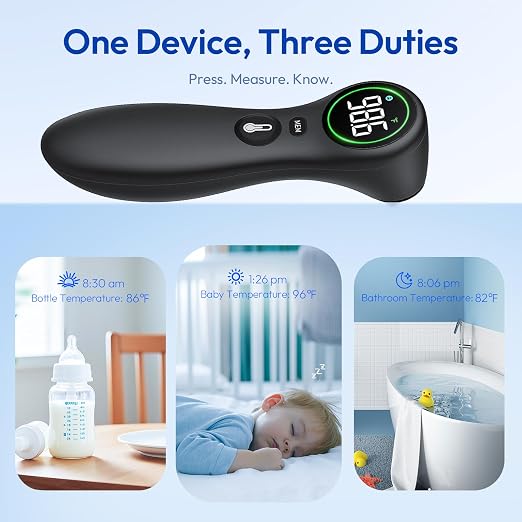 No-Touch Thermometer for Adults and Kids, 1-Second Fast Reading, Color-Coded - Image 5