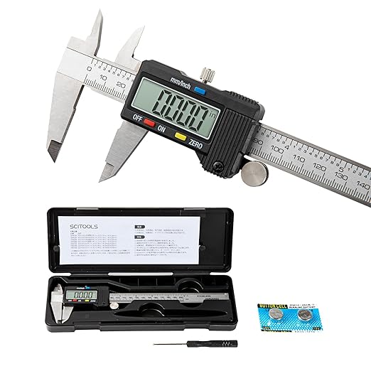 Digital Caliper 0-8" Measuring Tool by SCITOOLS