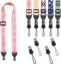 FIEIL Pink Daisy Shoulder Strap, Adjustable Camera Strap by FIEIL
