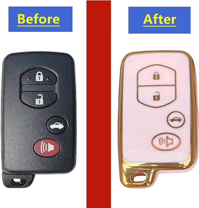 for Toyota Camry Avalon Corolla Highlander Prius RAV4 Venza Key Fob Cover - Image 4