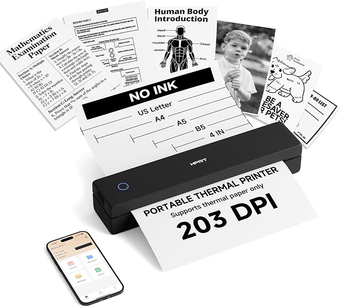 HPRT Inkless Portable Printer Wireless by HPRT