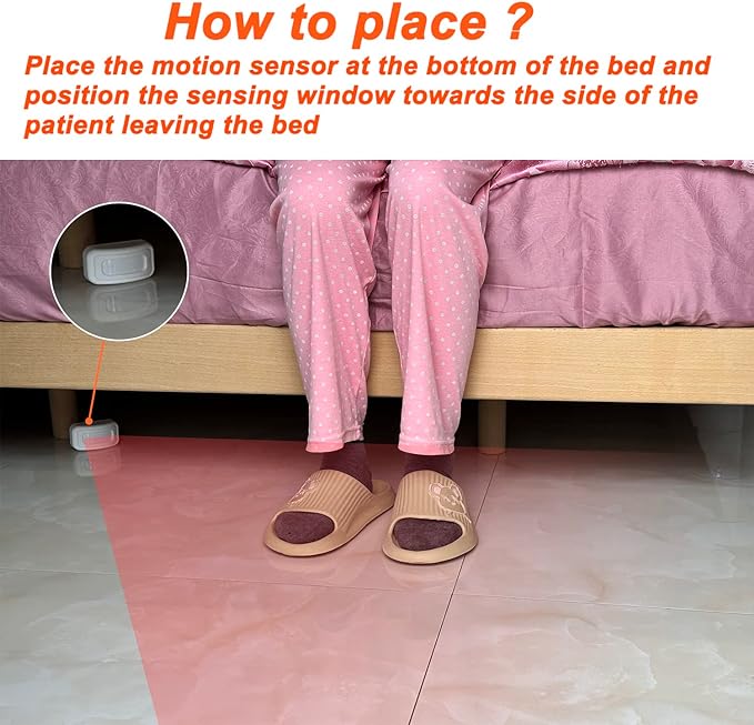 Upgraded Version Bed Sensor Alarm and Fall Prevention - Image 3