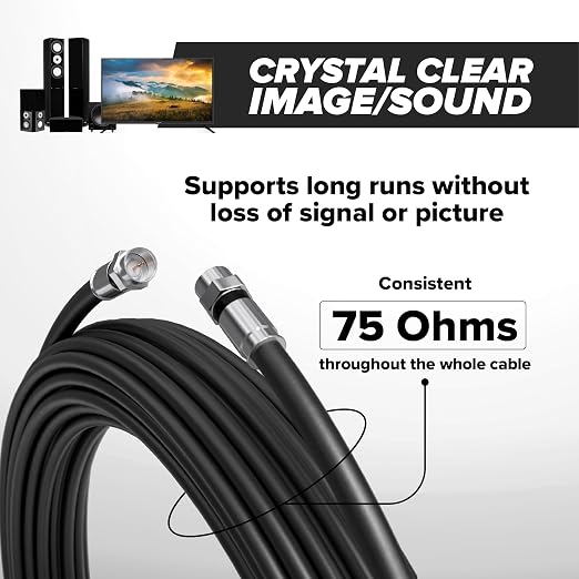 THE CIMPLE CO - RG6 Coaxial Cable 40 FT - RG6 Coax Cable - Image 5