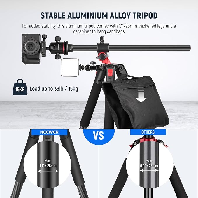 NEEWER 72 inch Camera Tripod Monopod - Image 3