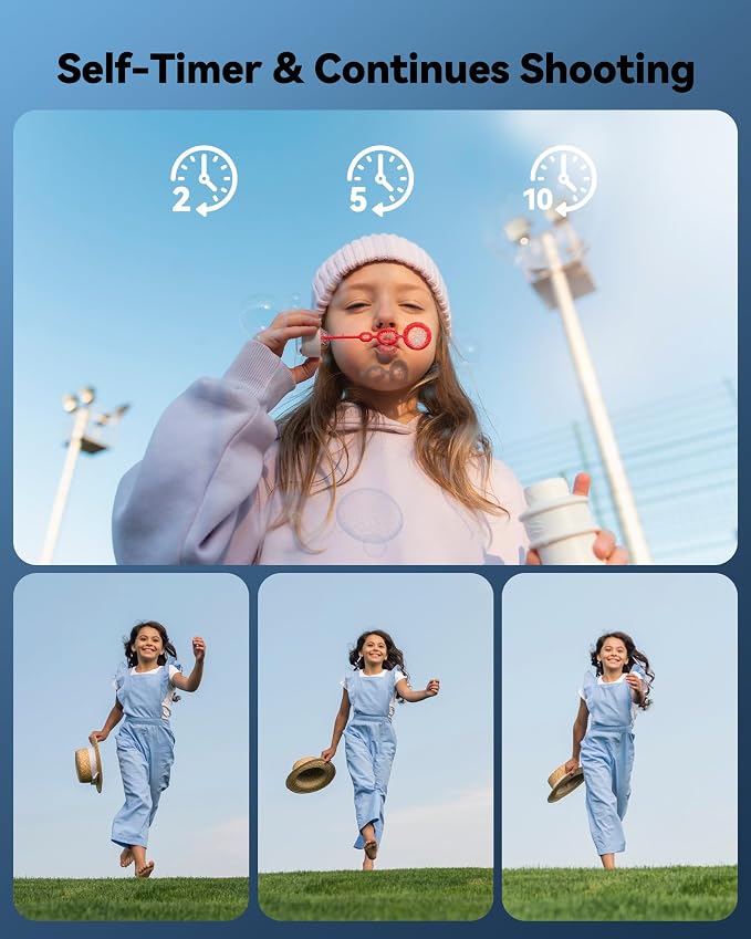 Digital Camera for Kids: Black Camera for Teens - Image 5