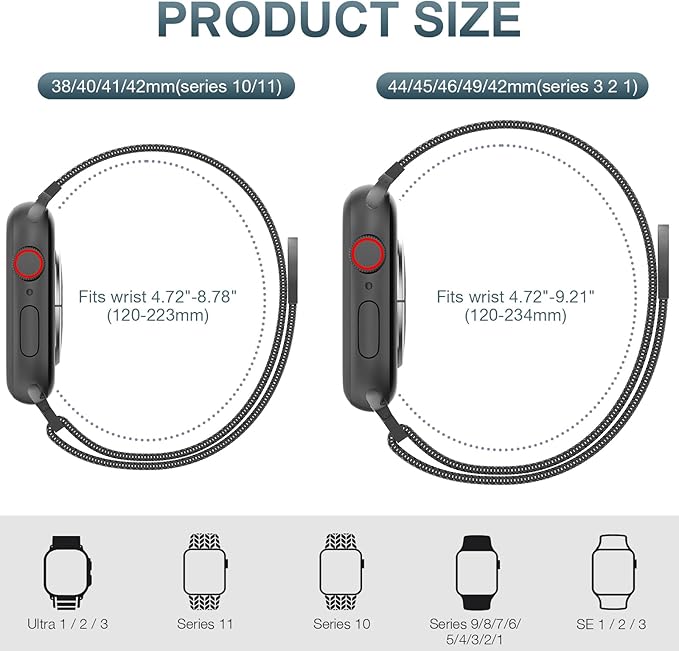 Original Stainless Steel Mesh Loop Compatible - Image 2