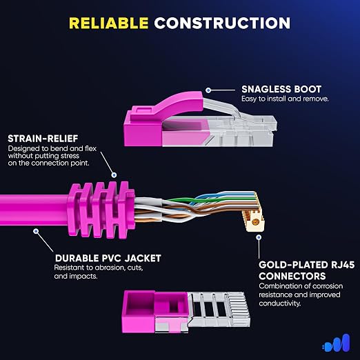 Maximm Cat 6 Ethernet Cable - 15 ft - Image 3