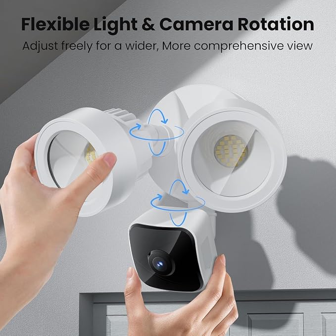 Floodlight Camera Wired, 3K UHD Outdoor Security Camera - Image 7