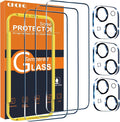 QHOHQ 3 Pack Screen Protector for iPhone 15 Plus by QHOHQ