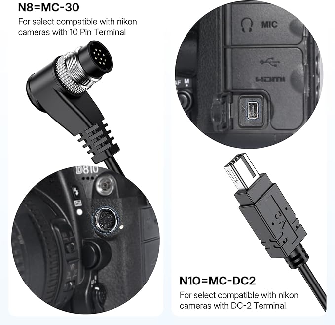 for Nikon Camera Rechargeable Remote Shutter Release - Image 7