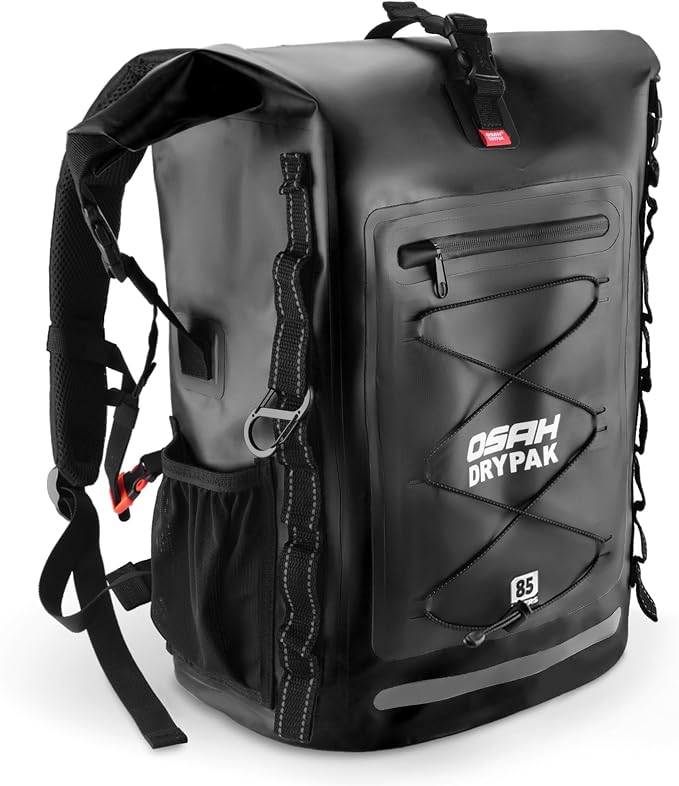 OSAH DRYPAK Waterproof Backpack Dry Bag 35L/55L/85L– Heavy Duty Roll-Top Hiking by OSAHDRYPAK