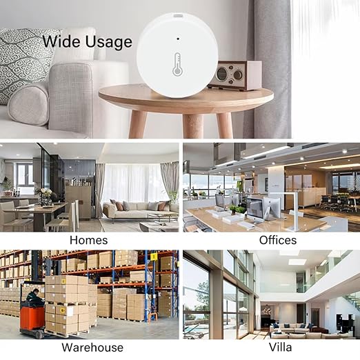 Haozee Zigbee Temperature and Humidity Sensor, ZigBee Hub Required, - Image 7