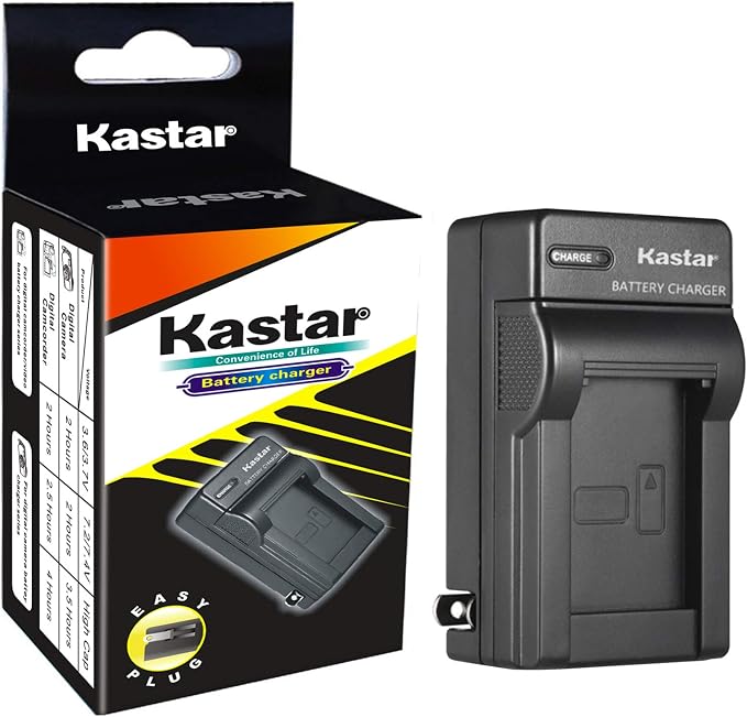 Kastar Travel Charger for Canon NB-5L, PowerShot S100, SD870 is, SD880 is by Kastar