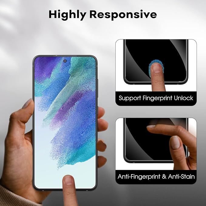 JETech Screen Protector for Samsung Galaxy S21 FE 5G - Image 6