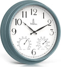 18 inch Outdoor Clocks for Patio Large Waterproof by LovelyHomeEssentials