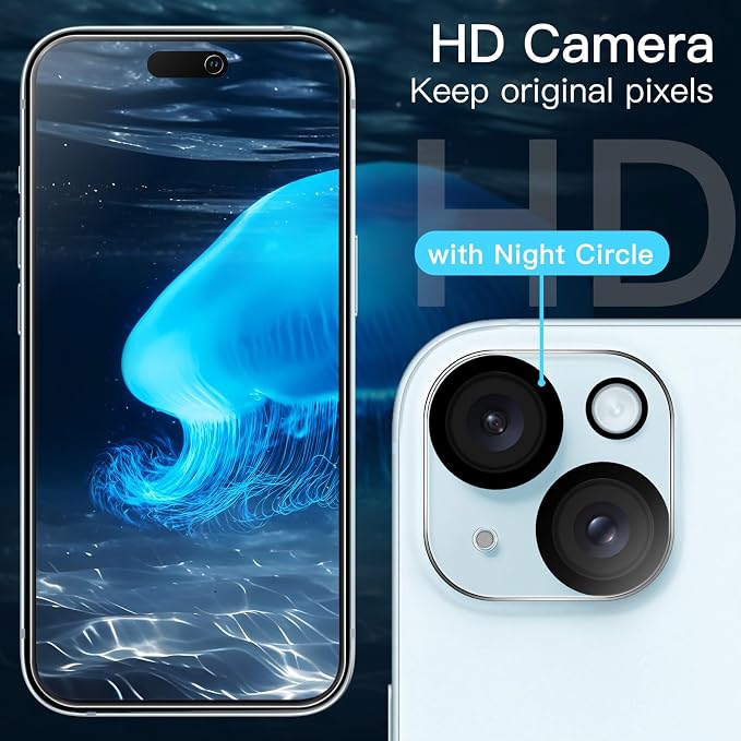 JETech Screen Protector for iPhone 15 Plus 6.7-Inch - Image 6