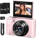 4K Digital Camera with 64MP Photos, Vlogging Camera with 180° Flip Screen by Unknown
