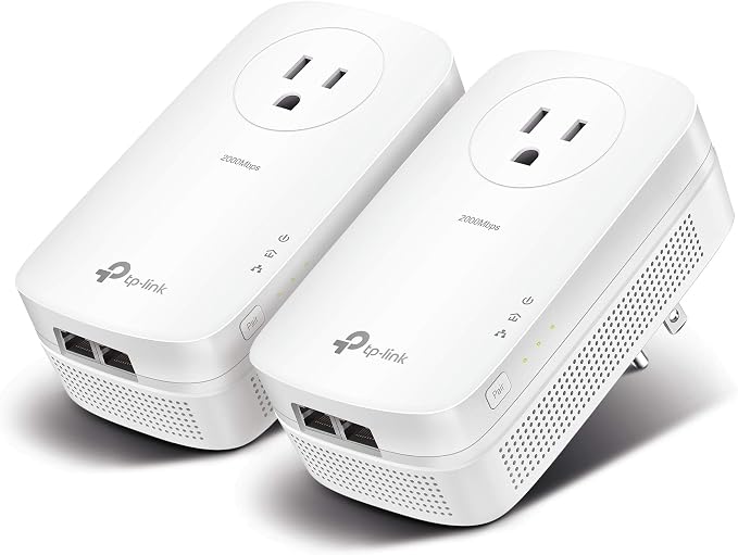 TP-Link AV2000 Powerline Ethernet Adapter TL-PA9020P KIT by TP-Link