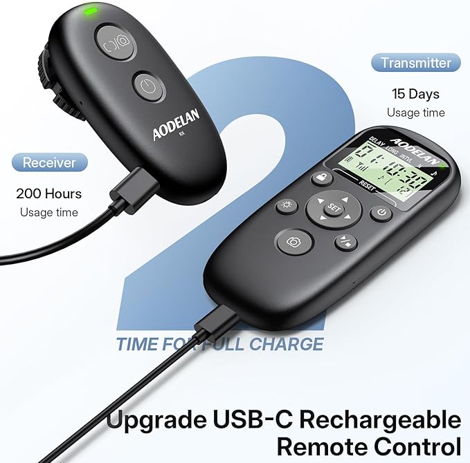 for Nikon Camera Rechargeable Remote Shutter Release - Image 3