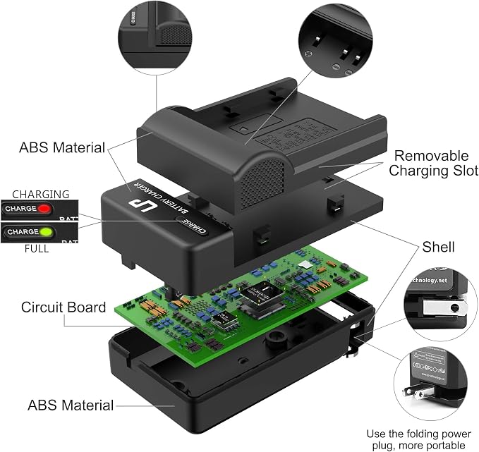 LP EN-EL3e Battery Charger Pack, Replacement - Image 4
