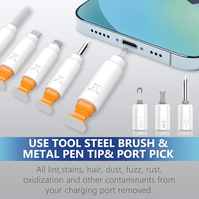 iPhone Cleaning Kit iPhone Cleaner, Phone Charging Port Cleaning, Cell Phone - Image 3