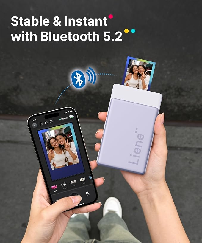 Liene Pearl N200 Pro Portable AI Photo Printer, Instant Mini Picture Printer - Image 8